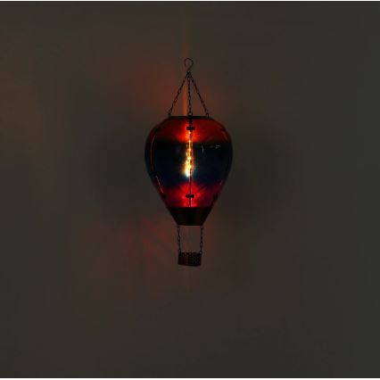 Globo - LED Soldrevet pendeldekoration 24xLED/0,2W/3V IP44 Flyvende ballon