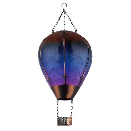 Globo - LED Soldrevet pendeldekoration 24xLED/0,2W/3V IP44 Flyvende ballon