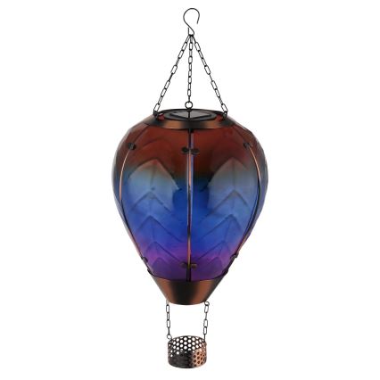 Globo - LED Soldrevet pendeldekoration 24xLED/0,2W/3V IP44 Flyvende ballon