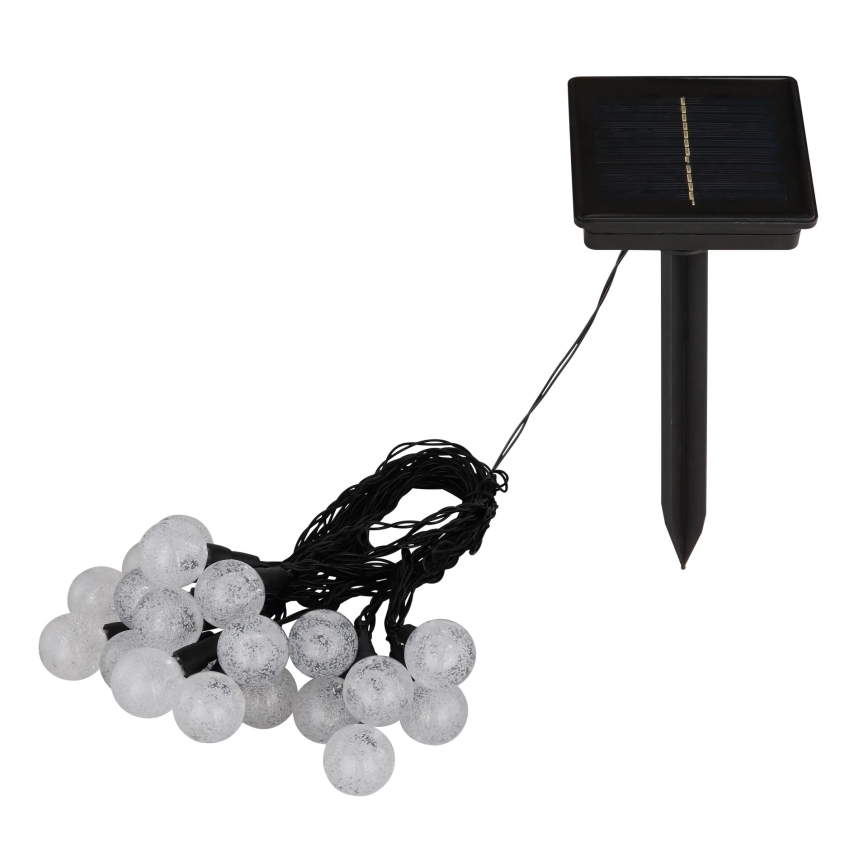 Globo - Soldrevet LED kæde m. RGB-farver 20xLED/0,06W/3V 770 cm IP44