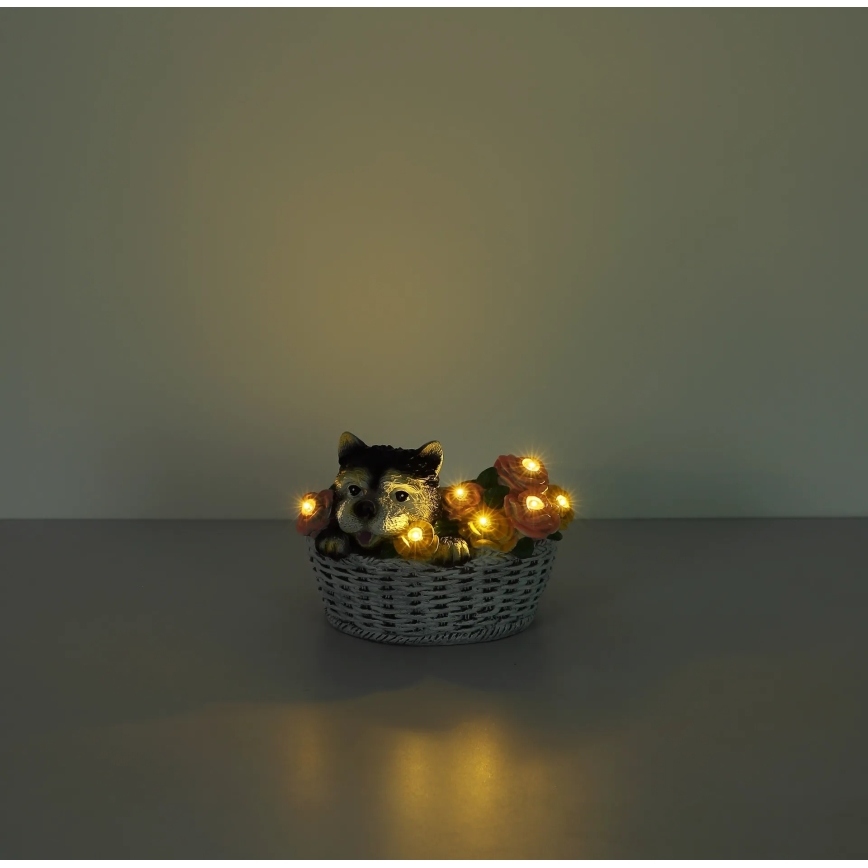 Globo - LED solcellelampe LED/1,2V IP44 300 mAh hund