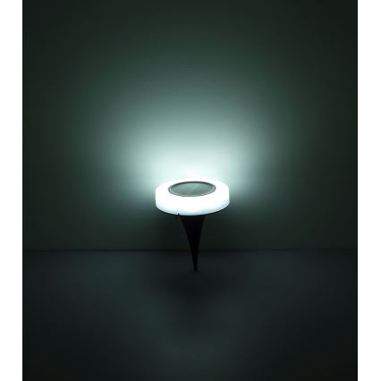 Globo - SÆT 2x LED solcellelampe LED/0,8W/3V 3200K IP44