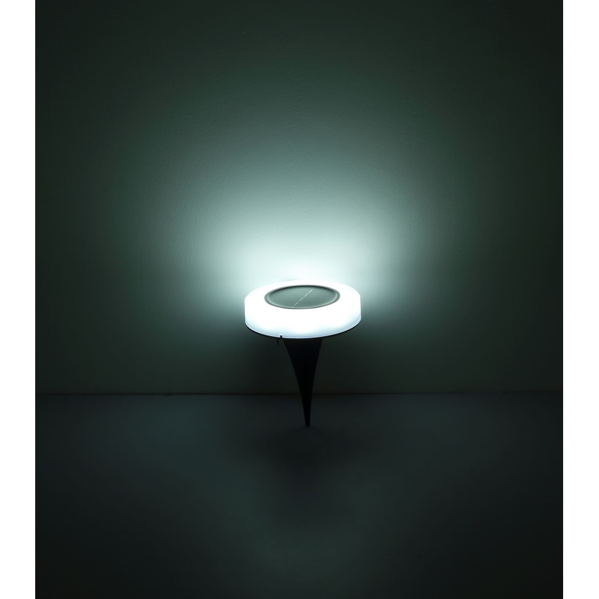 Globo - SÆT 2x LED solcellelampe LED/0,8W/3V 3200K IP44