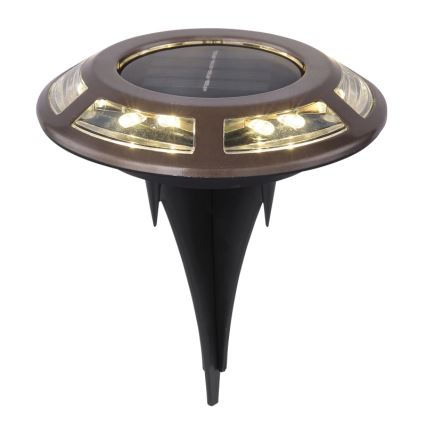 Globo - SÆT 2x LED solcellelampe LED/0,72W/3V 3200K IP44 300 mAh