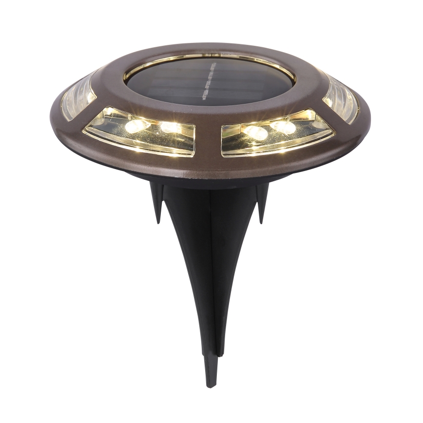 Globo - SÆT 2x LED solcellelampe LED/0,72W/3V 3200K IP44 300 mAh