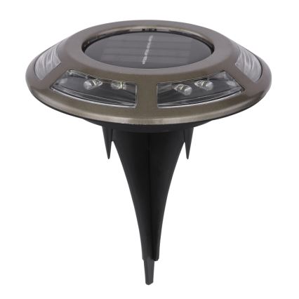 Globo - SÆT 2x LED solcellelampe LED/0,72W/3V 3200K IP44 300 mAh
