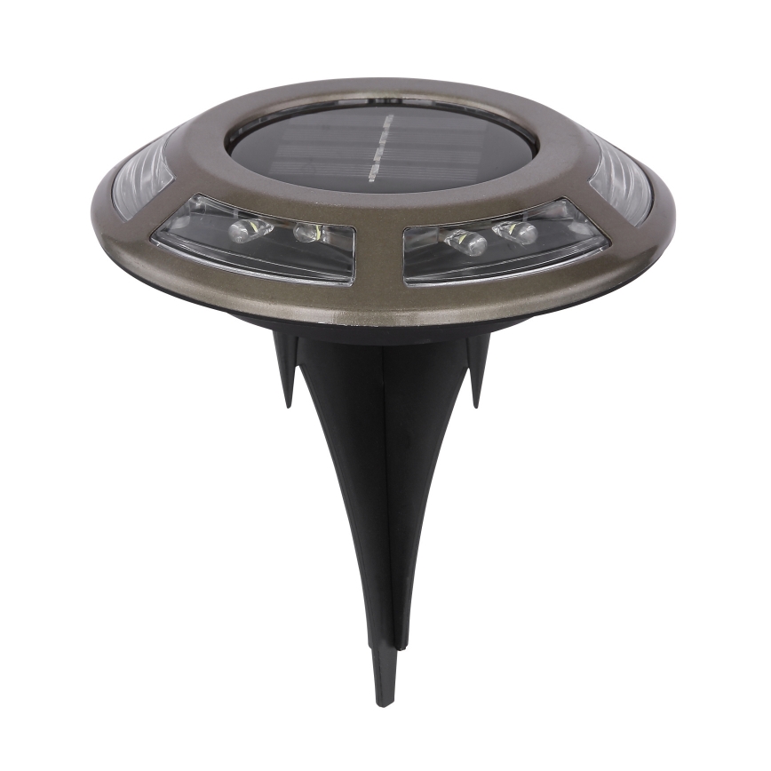 Globo - SÆT 2x LED solcellelampe LED/0,72W/3V 3200K IP44 300 mAh