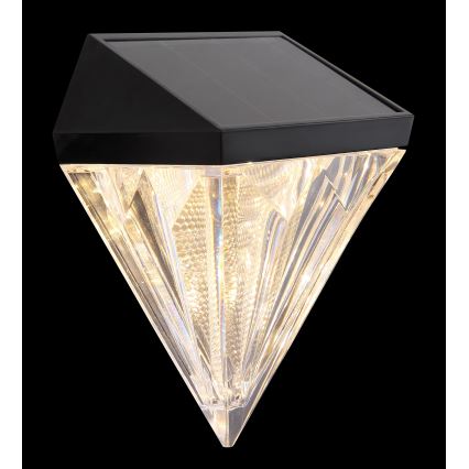 Globo - SÆT 2x Soldrevet LED væglampe LED/0,5W/3V IP44 600 mAh