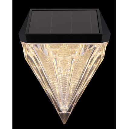 Globo - SÆT 2x Soldrevet LED væglampe LED/0,5W/3V IP44 600 mAh