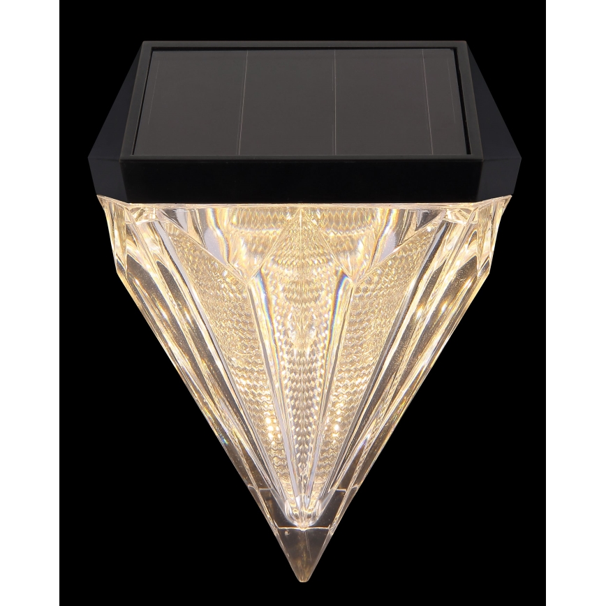 Globo - SÆT 2x Soldrevet LED væglampe LED/0,5W/3V IP44 600 mAh