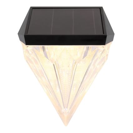 Globo - SÆT 2x Soldrevet LED væglampe LED/0,5W/3V IP44 600 mAh
