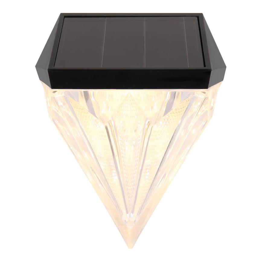 Globo - SÆT 2x Soldrevet LED væglampe LED/0,5W/3V IP44 600 mAh