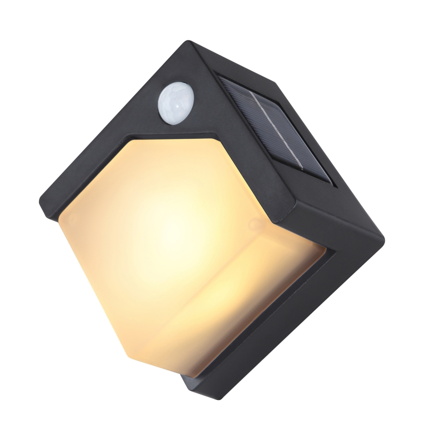 Globo - LED solcellelampe med sensor LED/0,48W/3V IP44 600 mAh