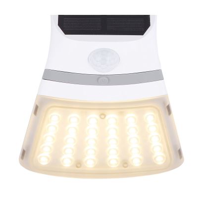 Globo - LED solcellelampe med sensor LED/3,5W/3V IP44 22,6 cm