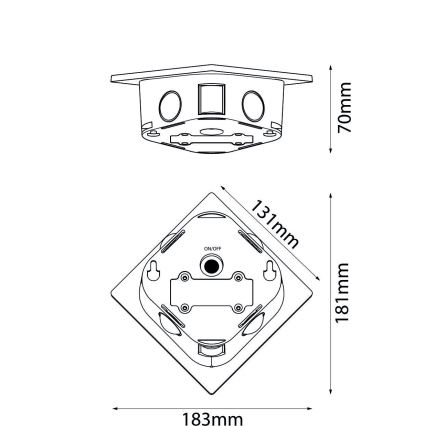 Globo - LED solcellelampe LED/0,5W/3,2V IP54