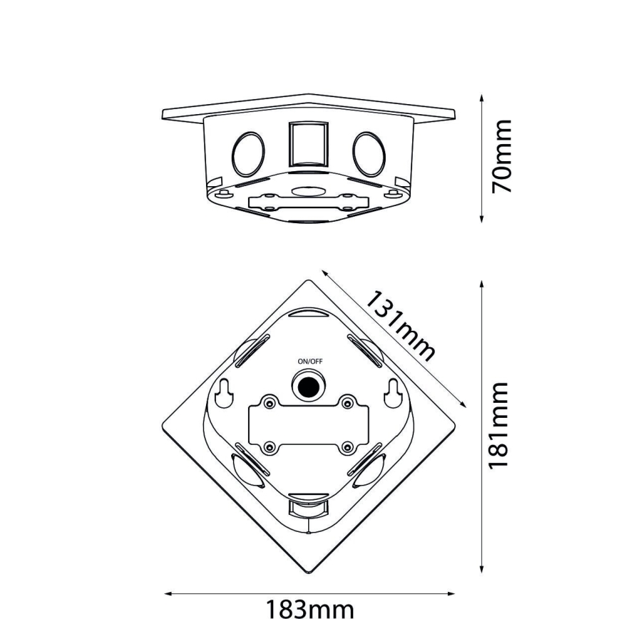 Globo - LED solcellelampe LED/0,5W/3,2V IP54