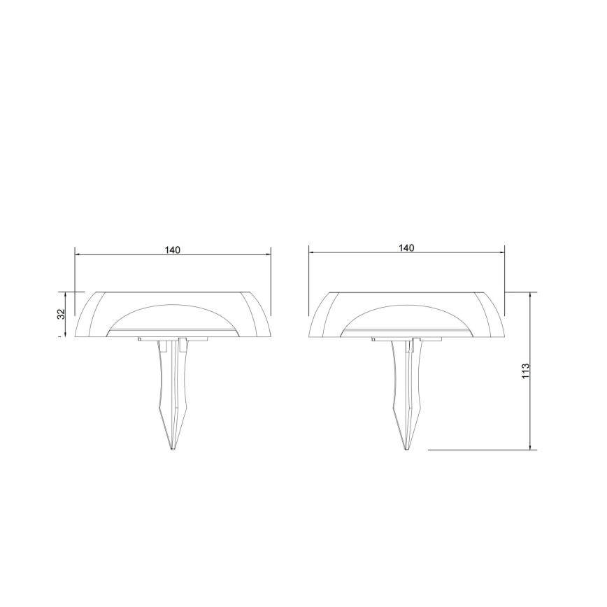 Globo - LED solcellelampe LED/1,2W/3,7V IP65