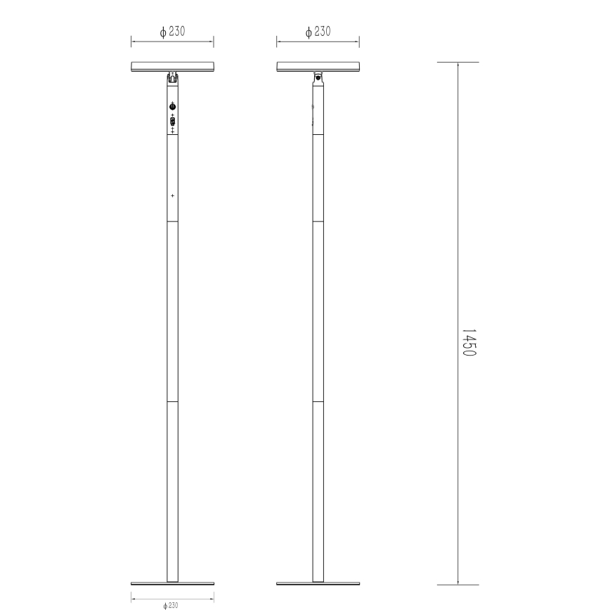 Globo - LED solcellelampe LED/6W/3,7V IP54
