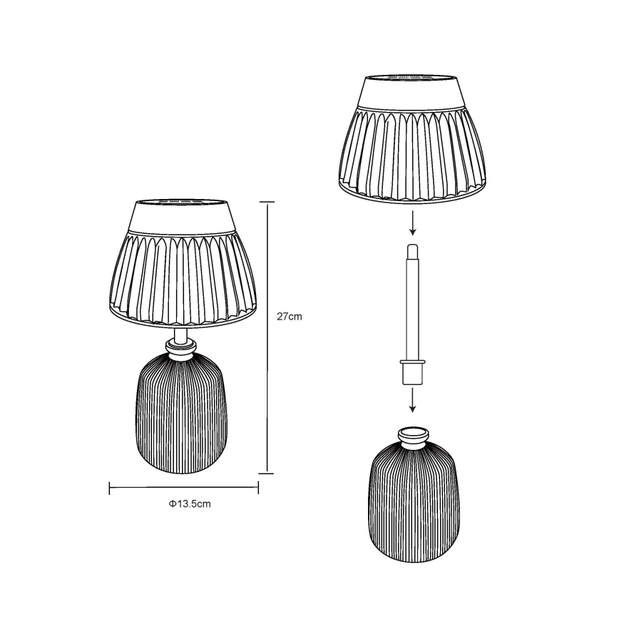 Globo - LED solcellelampe 10xLED/0,06W/3V IP44