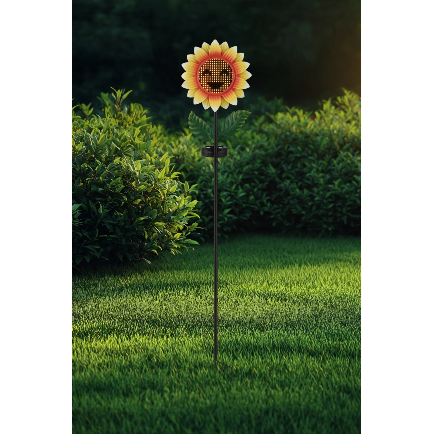 Globo - LED solcellelampe 200xLED/3V IP44 600 mAh blomstformet
