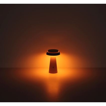 Globo - LED solcellelampe m. touch-funktion dæmpbar LED/4W/3,7W IP54 lyserød
