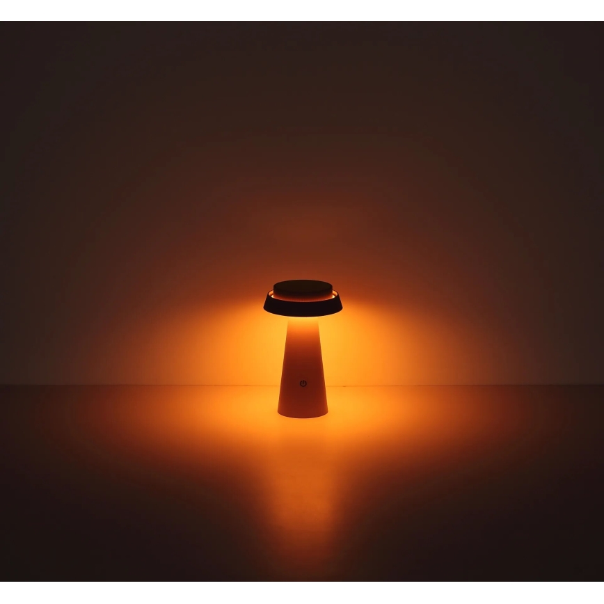 Globo - LED solcellelampe m. touch-funktion dæmpbar LED/4W/3,7W IP54 lyserød
