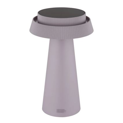 Globo - LED solcellelampe m. touch-funktion dæmpbar LED/4W/3,7W IP54 lyserød