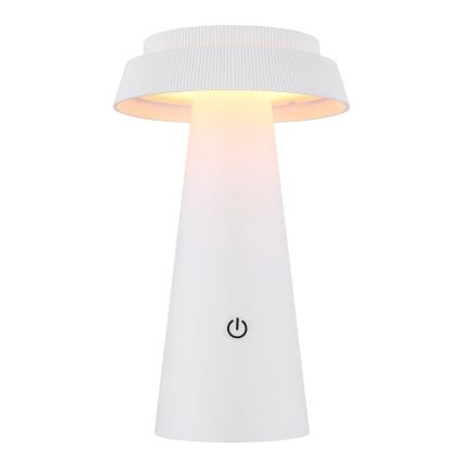 Globo - LED solcellelampe m. touch-funktion dæmpbar LED/4W/3,7W IP54 hvid