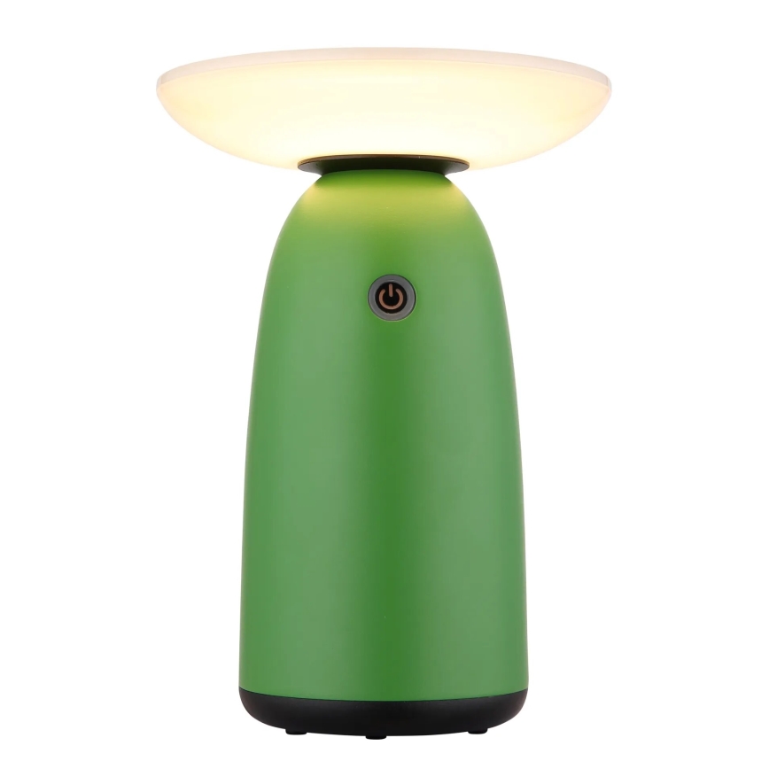Globo - LED solcellelampe m. touch-funktion dæmpbar LED/10W/3,7V IP54 grøn