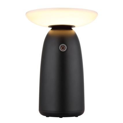 Globo - LED solcellelampe m. touch-funktion dæmpbar LED/10W/3,7V IP54 sort