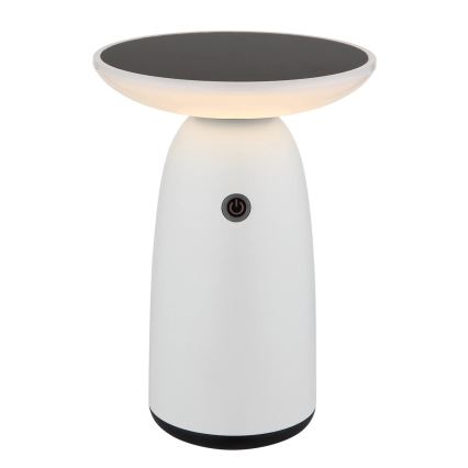 Globo - LED solcellelampe m. touch-funktion dæmpbar LED/10W/230V IP54 hvid
