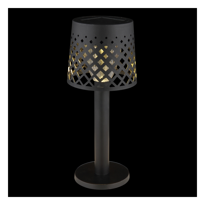 Globo - LED solcellelampe LED/0,06W/3,2V 3000K IP44 sort