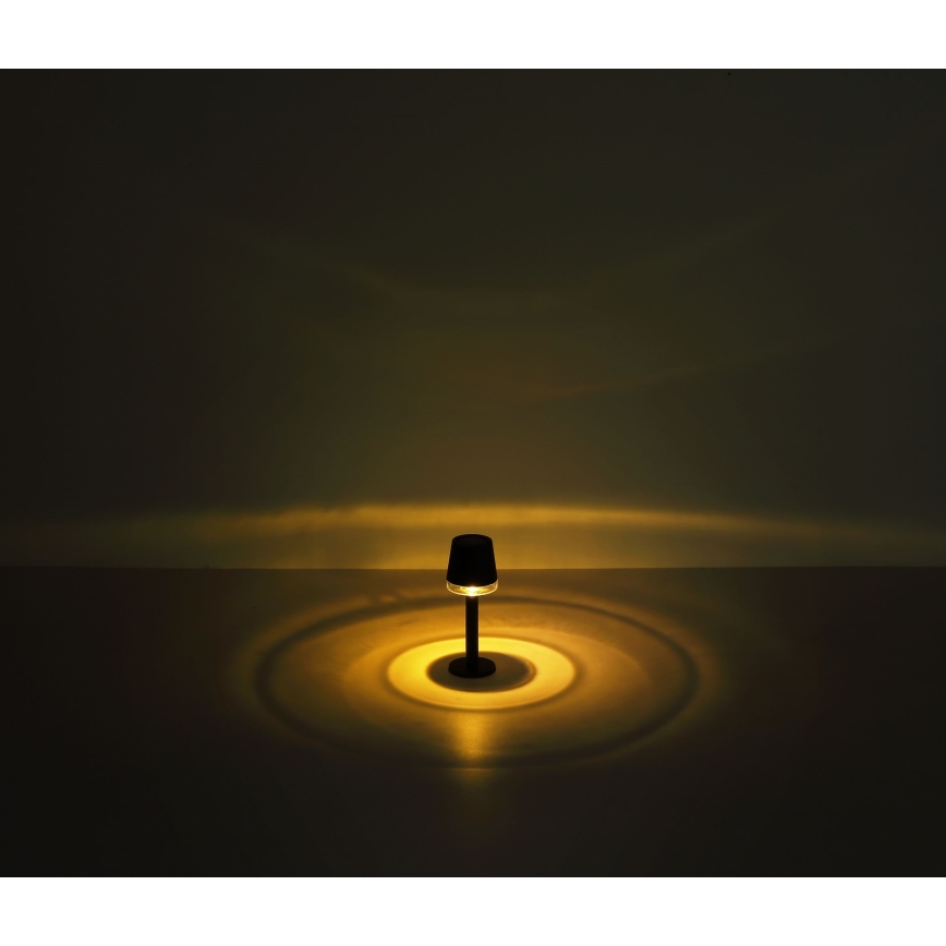 Globo - LED solcellelampe LED/0,5W/3,2V 3000K IP44 sort