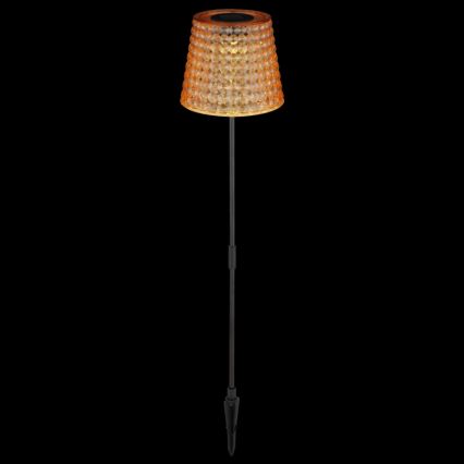 Globo - SÆT 2x LED solcellelampe LED/0,06W/3V IP44 40 mAh orange