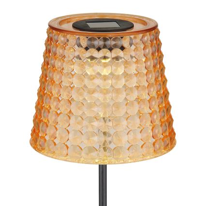 Globo - SÆT 2x LED solcellelampe LED/0,06W/3V IP44 40 mAh orange