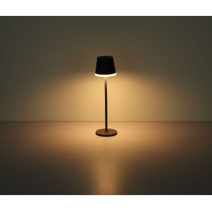 Globo - LED solcellelampe LED/0,6W/3V 3000K IP44 1200 mAh antracit