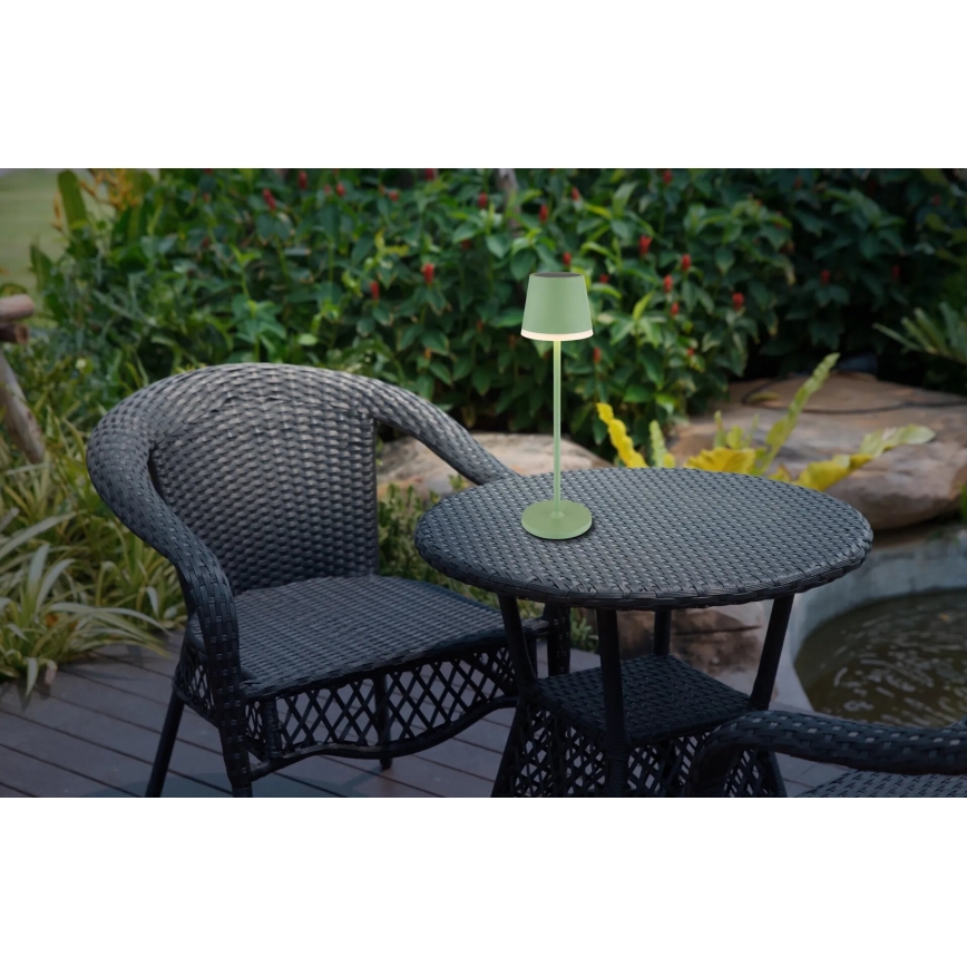 Globo - LED solcellelampe LED/0,06W/3V 3000K IP44 grøn