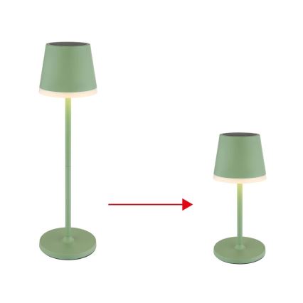 Globo - LED solcellelampe LED/0,06W/3V 3000K IP44 grøn