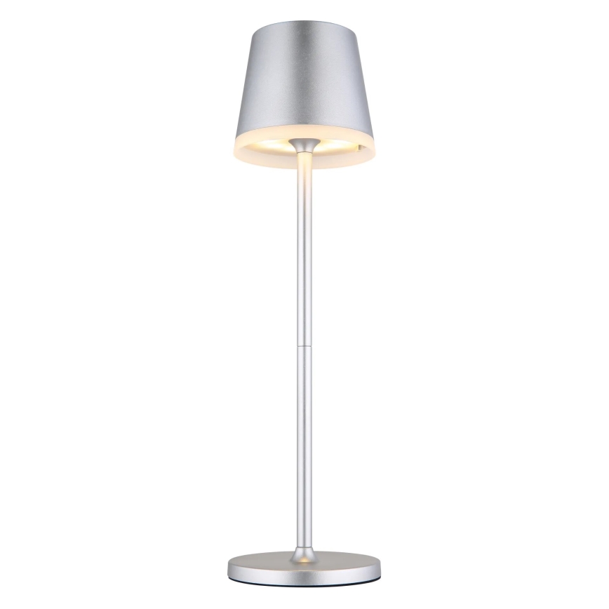 Globo - LED solcellelampe LED/0,6W/3V 3000K IP44 mat krom