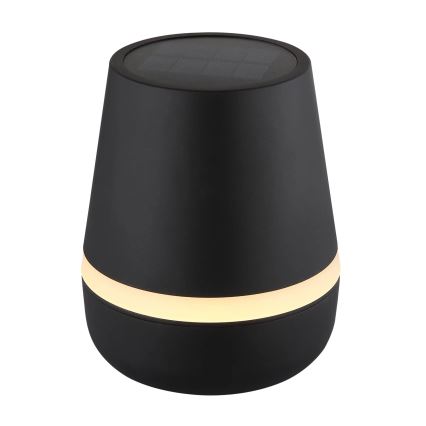 Globo - LED solcellelampe 10xLED/0,06W/3V IP44 800 mAh sort
