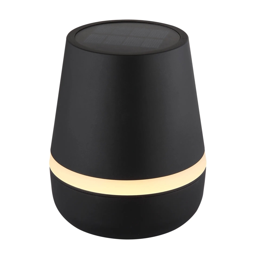 Globo - LED solcellelampe 10xLED/0,06W/3V IP44 800 mAh sort