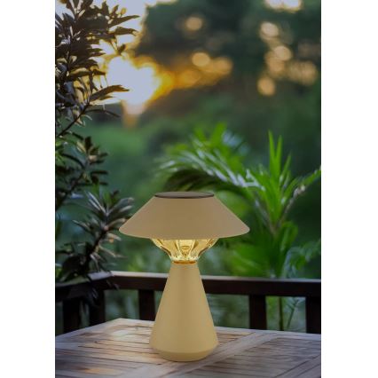 Globo - LED solcellelampe 10xLED/0,06W/1,2V IP44 brun
