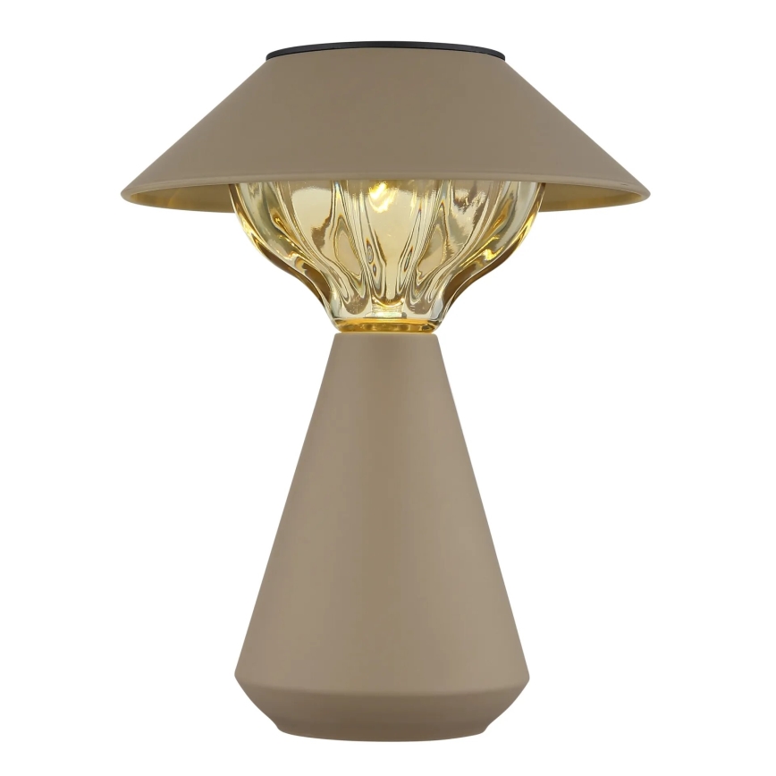 Globo - LED solcellelampe 10xLED/0,06W/1,2V IP44 brun