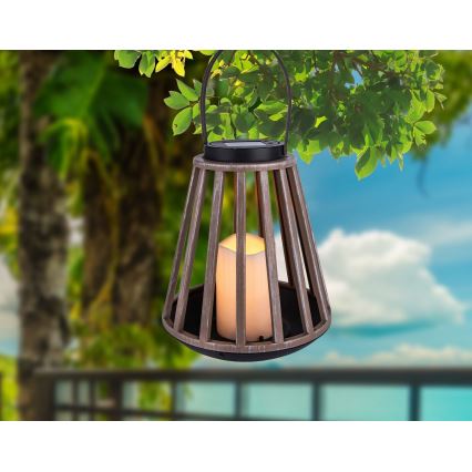 Globo - LED solcellelampe LED/0,06W/3V 3200K IP44