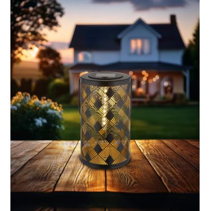 Globo - Soldrevet LED lanterne i papir LED/0,5W/3V IP44