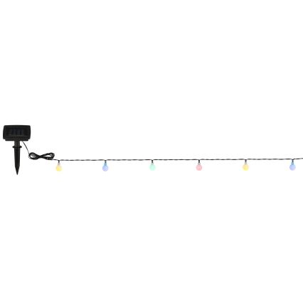 Globo - LED solcelle-lyskæde 20xLED/1,2V IP44 300 mAh 5,8 m