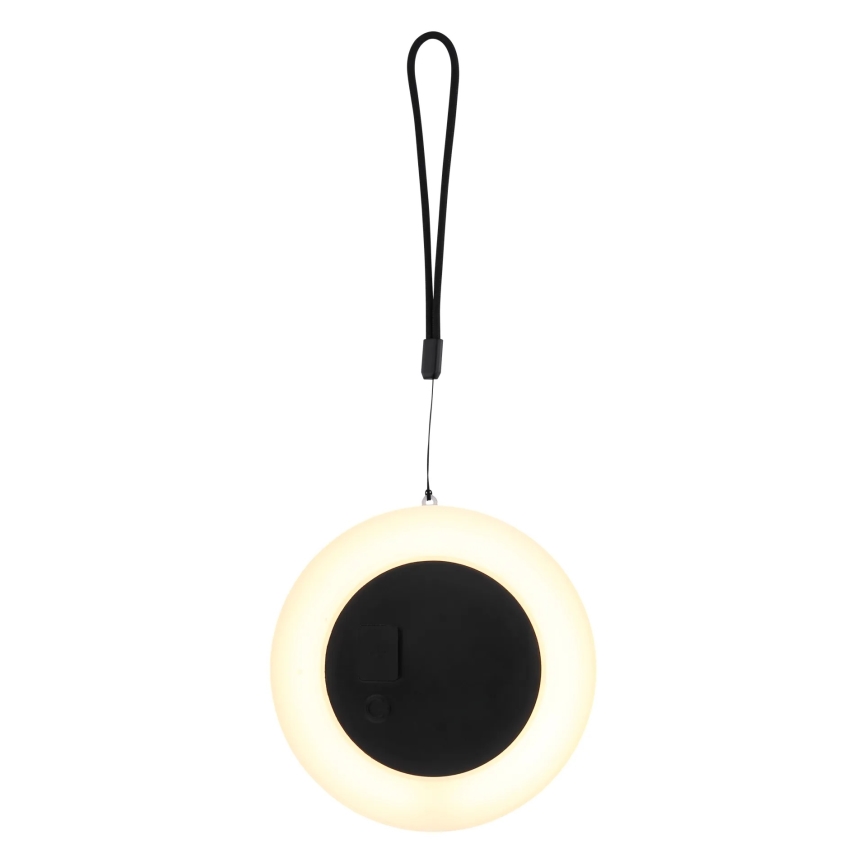 Globo - Bærbar LED-solcellelampe, 3 W, 3,7 V, IP54, 2200 mAh