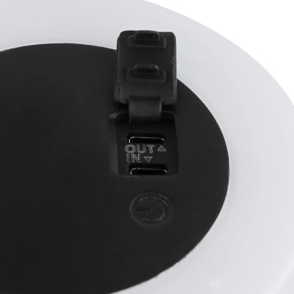Globo - Bærbar LED-solcellelampe, 3 W, 3,7 V, IP54, 2200 mAh