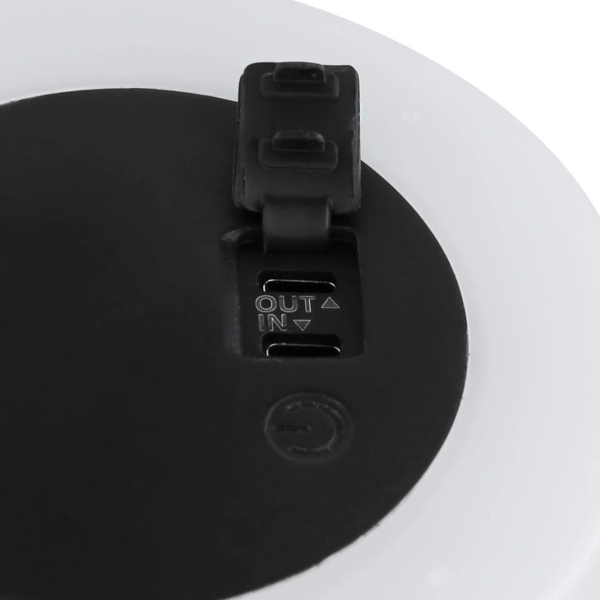 Globo - Bærbar LED-solcellelampe, 3 W, 3,7 V, IP54, 2200 mAh