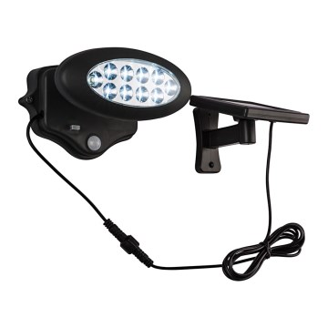 Globo 3722S - LED solcelle væglampe med sensor LED/0,6W/Ni-Mh 1,2V IP44